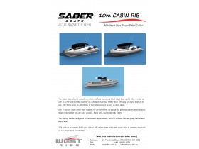 Saber 10m Cabin Rib with D-foam collar